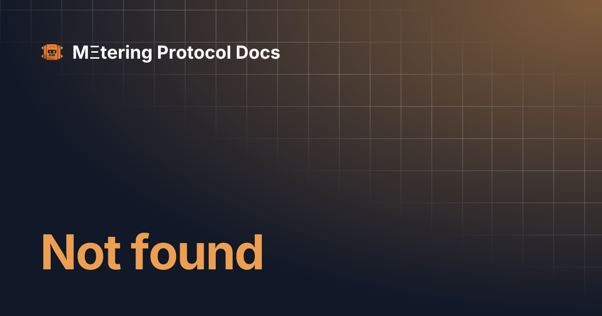 Burn & Exit fee | MΞtering Protocol Docs